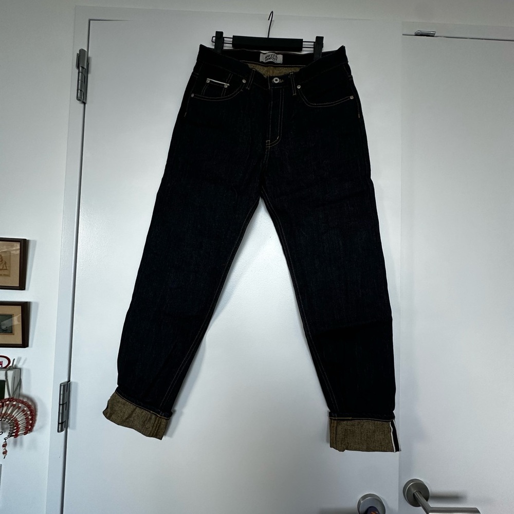 Men's Dark Blue Selvedge Denim
